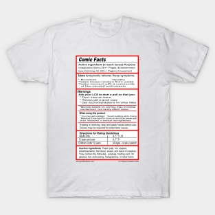Comic Facts and Warnings T-Shirt